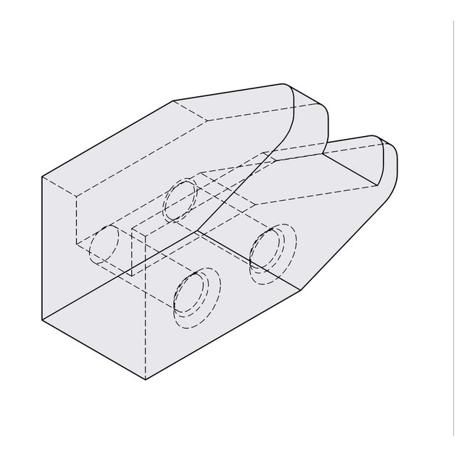 TYP A027 Patin Droit référence fournisseur 200199